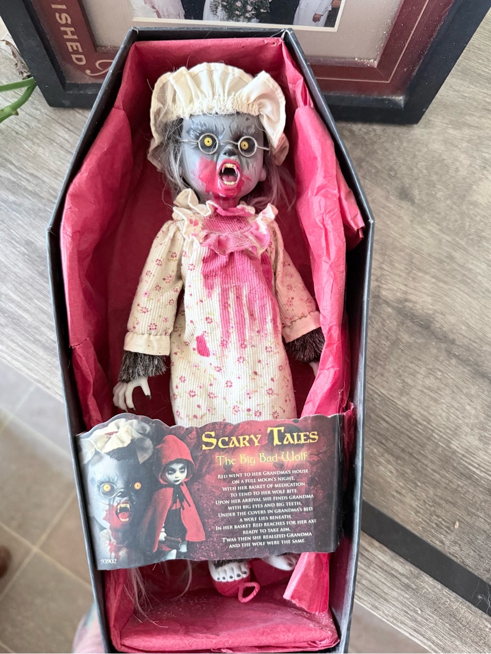 Scary Tales 'The Big Bad Wolf' Collectible Doll - Pink